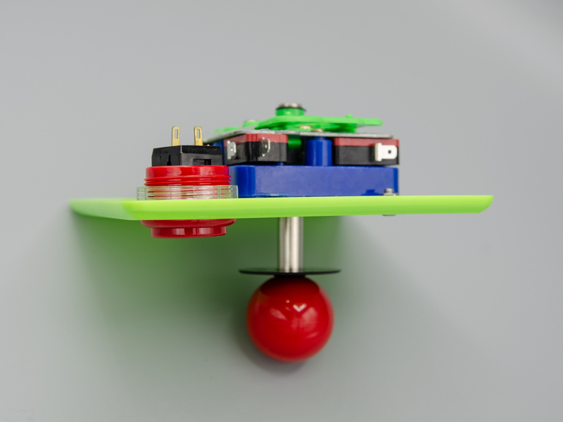 Joystick with small button
