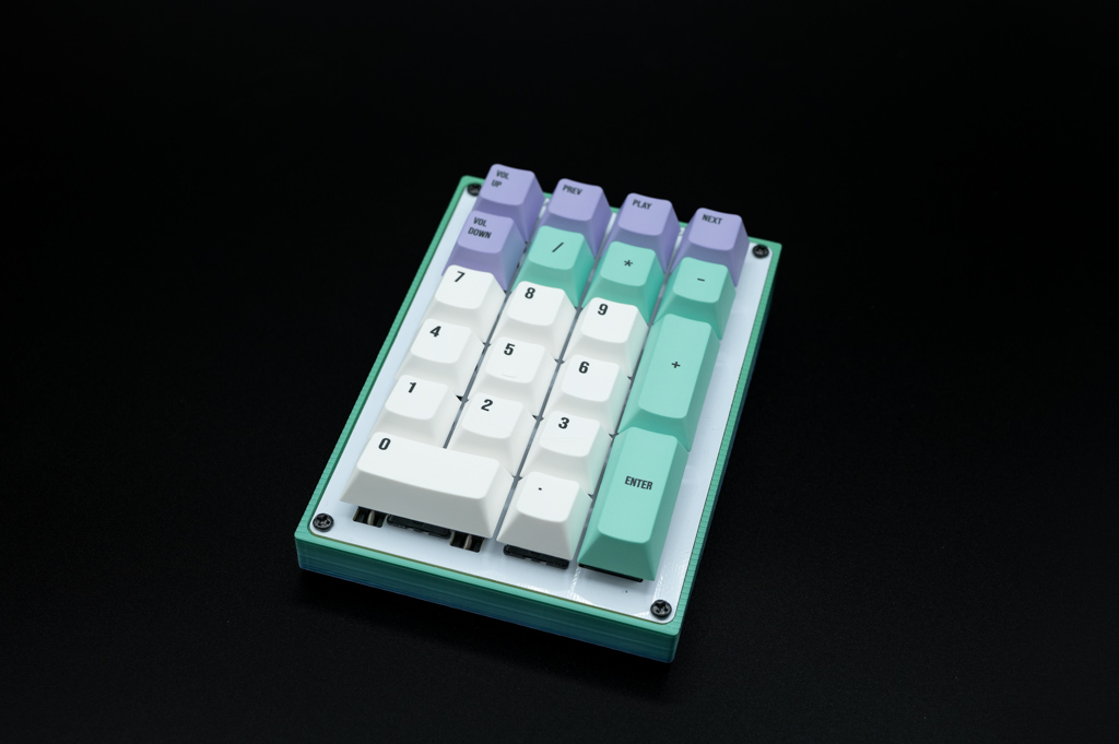 The finished numpad The finished numpad